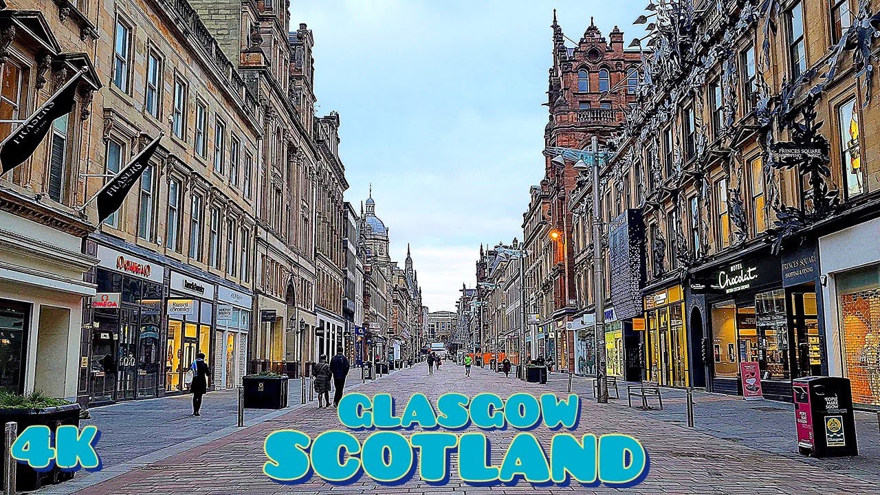 Virtual tour of Glasgow High street Famous street of Glasgow Scotland