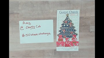#50stackchallenge /Amy  @Crafty Cat  /Guest Check Challenge/Week 2/Blue