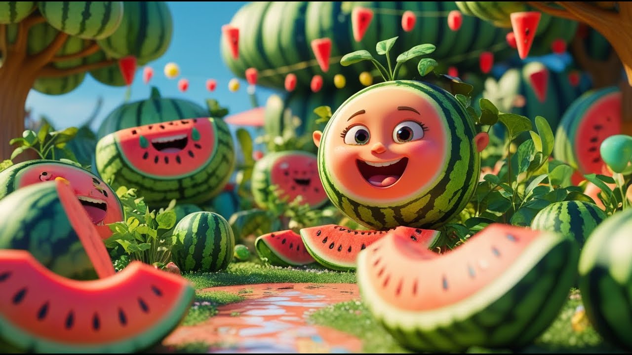 The Watermelon Garden | Fun Kids Rhyme | Rhyme Land