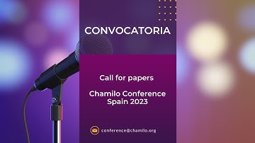 Call for papers ChamiloConference Spain 2023