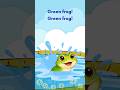 Green Frog! Hop Hop Hop! | Frog Song for Kids #shorts