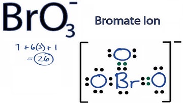 BrO3- Lewis Structure: How to Draw the Lewis Structure for BrO3-