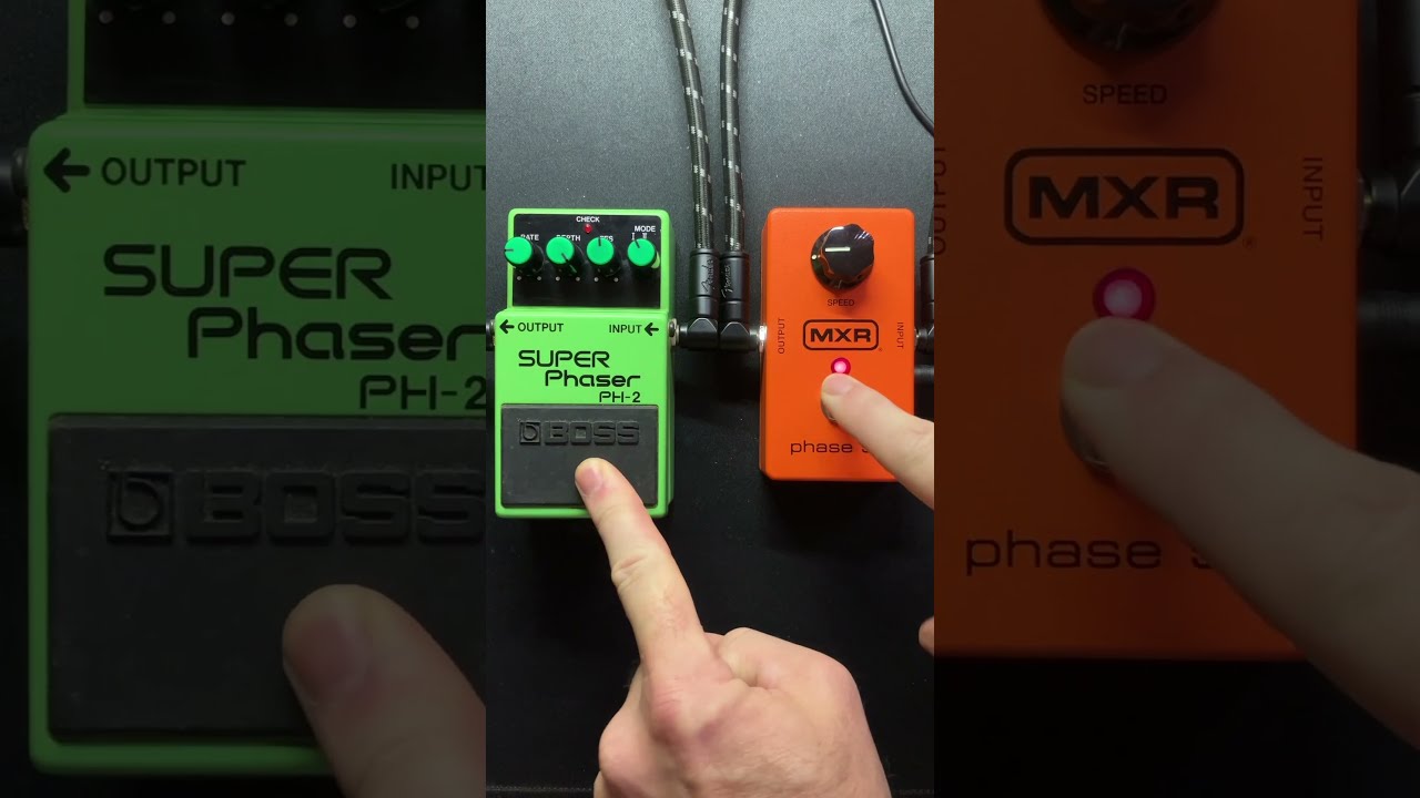 Phaser comparison BOSS PH-2 SUPER Phaser VS MXR phase 90