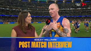 Bailey Williams post match v Giants