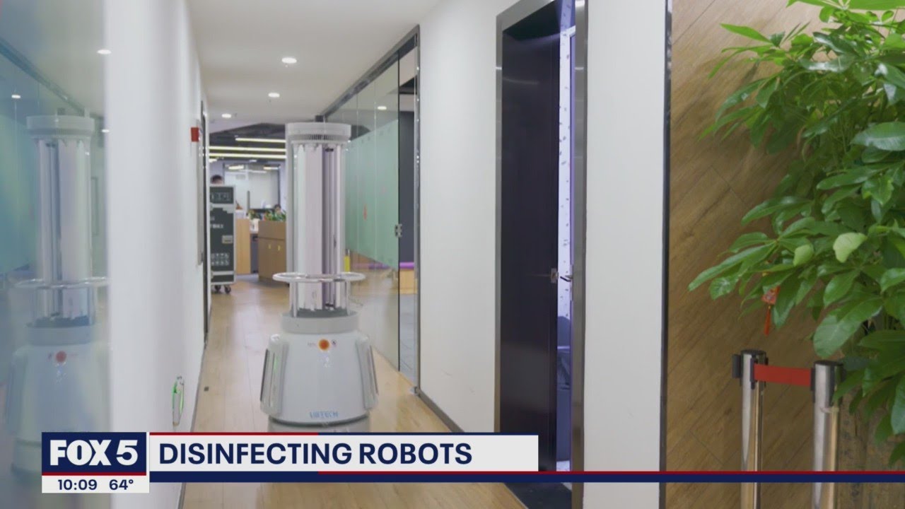 New disinfecting robots help keep classrooms clean in DMV | FOX 5 DC