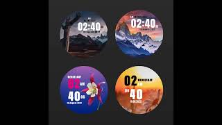 Digital Clock Wallpapers apps screenshot 3