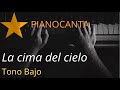 Ricardo Montaner - Cima del cielo (Tono Bajo - Re Mayor) Tema exclusivo para miembros canal