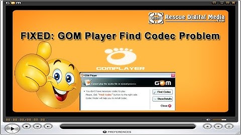 How to Fix GOM Player Find Codec Problem? | Quick & Easy Fixes | Rescue Digital Media