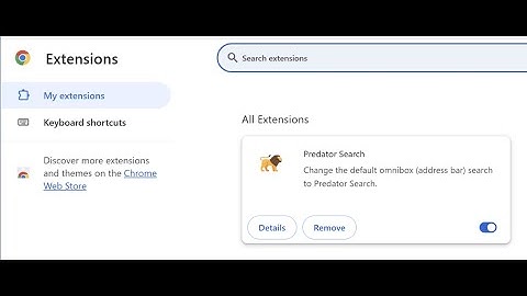 Predator Search browser hijacker - how to remove?