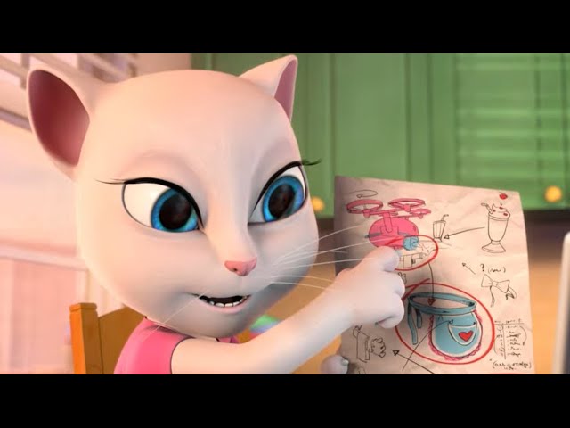 TALKING TOM AND FRIENDS カモフラ柄 ネオンピンク Queen of the Digital World 👑 Talking Tom & Friends Compilation