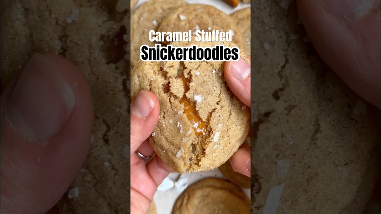 Easy Caramel Stuffed Snickerdoodles  Recipe 