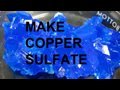 Make copper sulfate from copper and sulfuric acid 3 ways