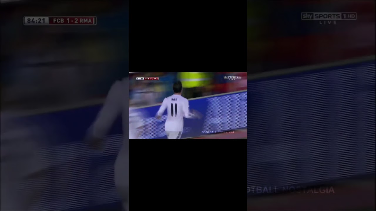 Gareth Bale's iconic goal against Barcelona in Copa del Rey Final (2013-2014)