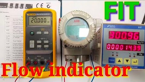 FIT Flow indicator totalizer