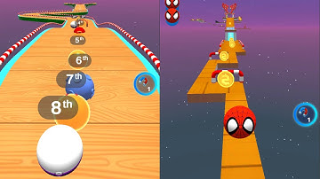 Sky Rolling Ball 3D - All Levels Gameplay Android, iOS #109 ( Level 22 - 32 )