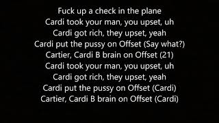 Cardi B -  Bartier Cardi (feat  21 Savage) (audio + lyrics)