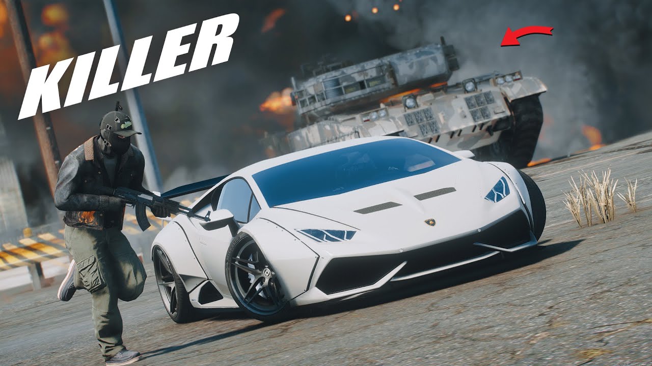 KILLER - LAMBORGHINI HURACAN LBWK - GTA V ROLEPLAY - YouTube