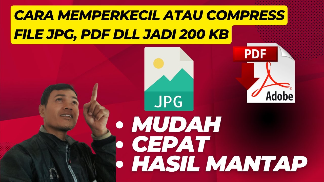 Cara Memperkecil Atau Compress File JPG PDF Jadi 200 Kb YouTube Cara memperkecil atau compress file jpg pdf jadi 200 kb youtube