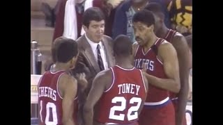 Julius Erving Shows Up in the Clutch vs. Pistons (1986)
