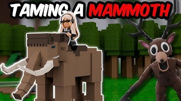 SURVIVING 99 NIGHTS IN THE FOREST with a PET MAMMOTH