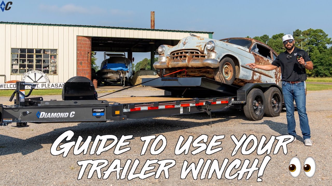 Как использовать лебедку для прицепа | Diamond C