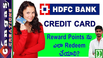 How to Redeem HDFC Credit Card Reward Points in Telugu | How to Convert Reward Points to Cash