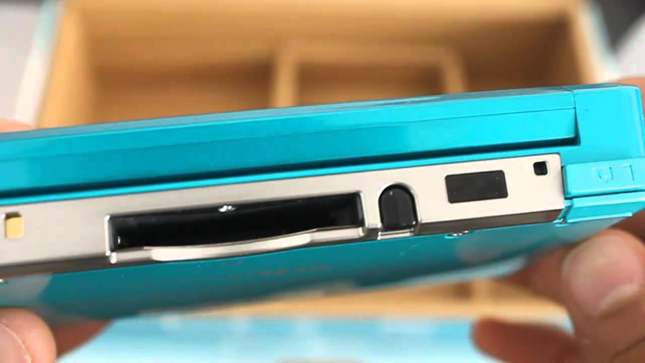 Nintendo 3ds Unboxing Aqua Blue Youtube