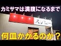 【検証】空腹状態でスシローに行ったらカミサマは何皿食べれるのか？