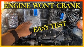 Chevy IMPALA No Start NO CRANK ~ BAD Starter~Bad Relay~OR ECM