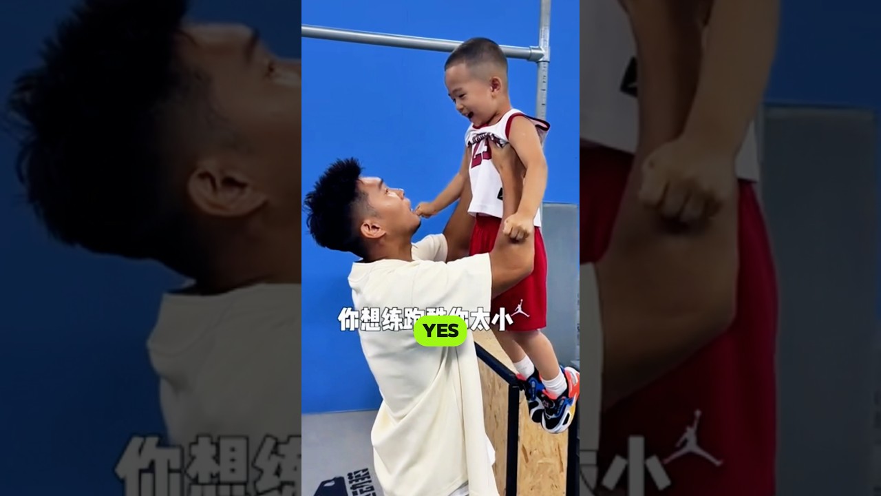 He will definitely be an outstanding parkour player in the future.
