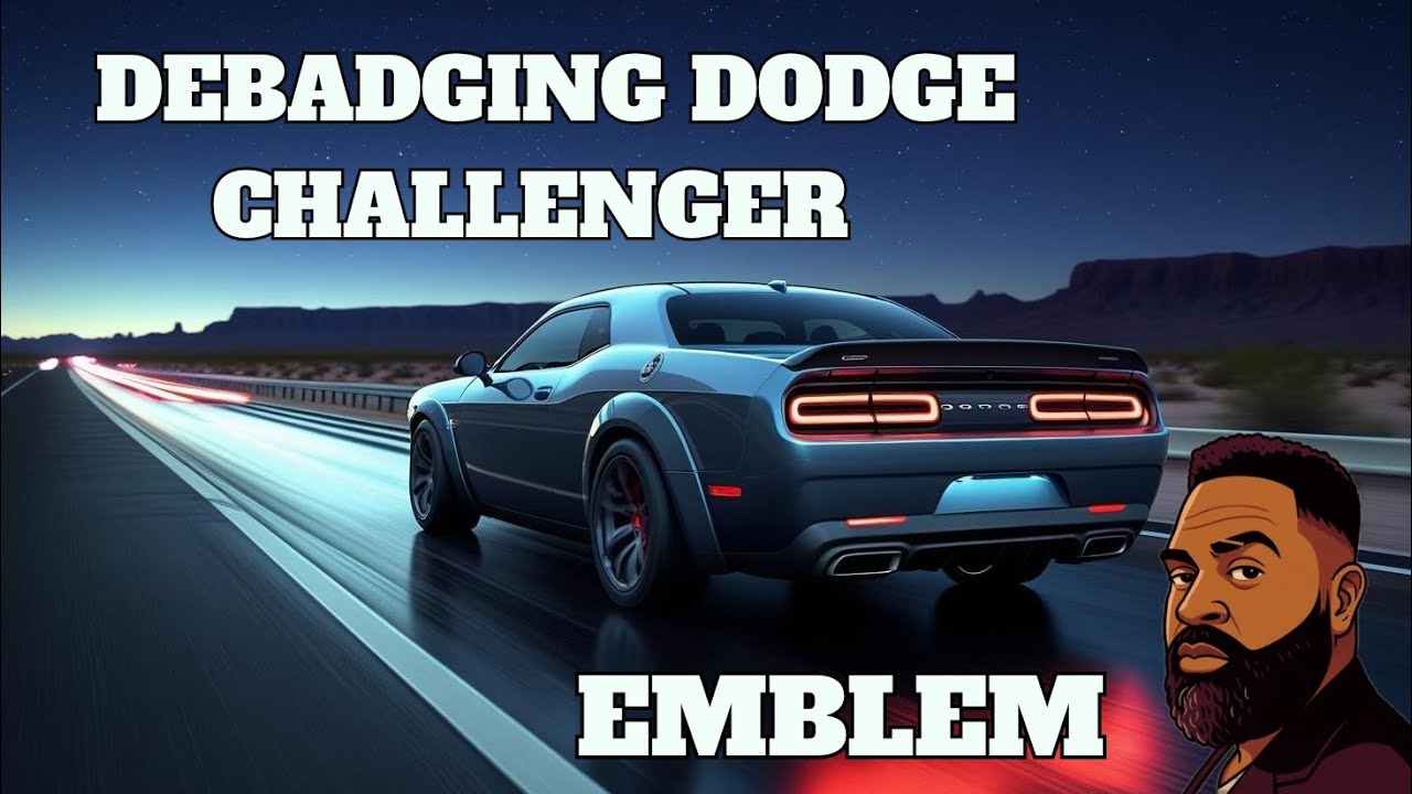 DEBADGING DODGE CHALLENGER EMBLEM 
