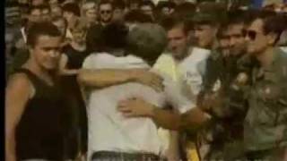 SERBIA  CROATIA PRISONER EXCHANGE-14.8.92