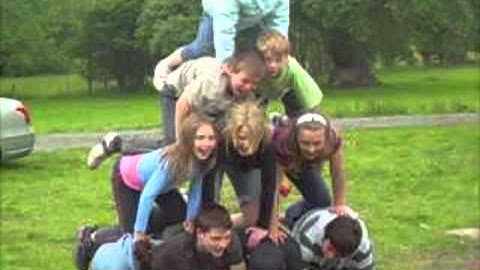 human pyramid fail
