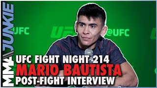 Mario Bautista Knew He 'Was On Another Level' From Benito Lopez | UFC Fight Night 214