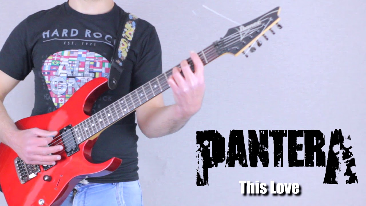 PANTERA - THIS LOVE (GUITAR VERSE RIFF) - YouTube