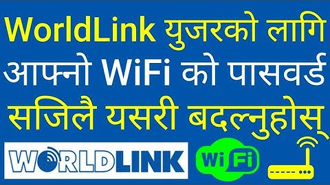 How to change World link Password from Mobile||#change #password #wifi|| How to make setting of Wifi