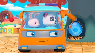 Monster Truck's Looking for Surprise Eggs | Monster Cars | Kids Songs | BabyBus  Cars World