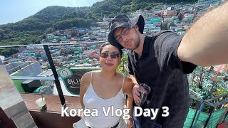 Korea Vlog - Exploring Gamcheon Culture Village in Busan for the first time