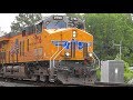 Union Pacific Locomotives Pulling CSX Tank Train
