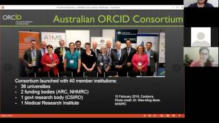 VALA Events 2016 Getting Connected With ORCID APIs HD screenshot 4