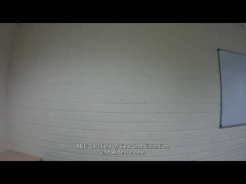 AEE S40 Pro action camera barrel distortion