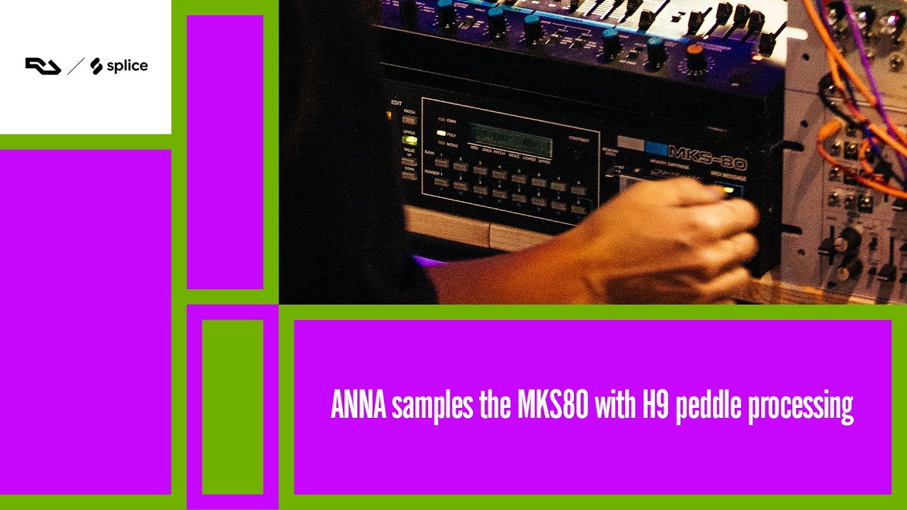 Anna samples the MKS80 with H9 peddle processing