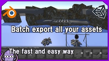 Export and use all your models into your game all at once | Batch export FBX