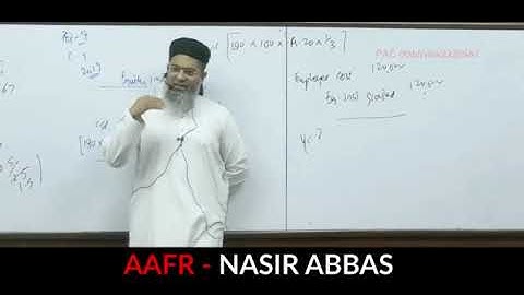 CFAP 01 | AAFR | SIR NASIR ABBAS | LECTURE # 24 | JUNE 2024