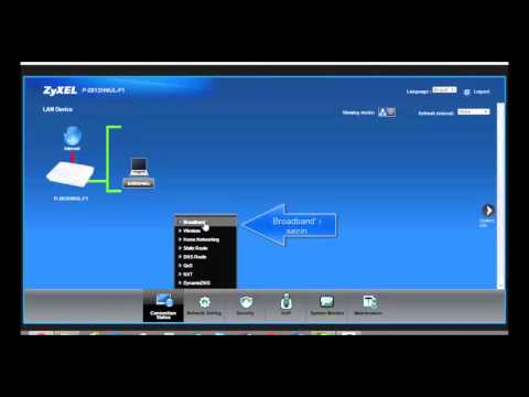 ZyXEL-P-2812HNUL-F1 ENG Modem Kurulumu www.internetariza.com