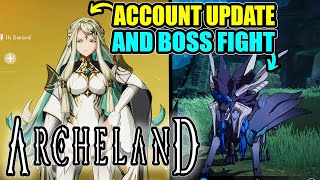 Archeland - Account Update & Boss Fight On Hardest Difficulty Snowfield Evalion