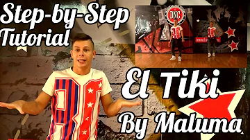 EL TIKI - MALUMA - DANCE TUTORIAL #ZUMBA #ZUMBAFITNESS