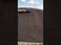 What happens if you hit the brakes on this slope? 😳.#OffRoad #POVDriving #DesertRun #4x4Life
