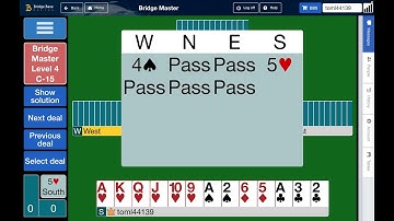 BBO BM 4-C-15 这副牌就算是双明手，都不容易