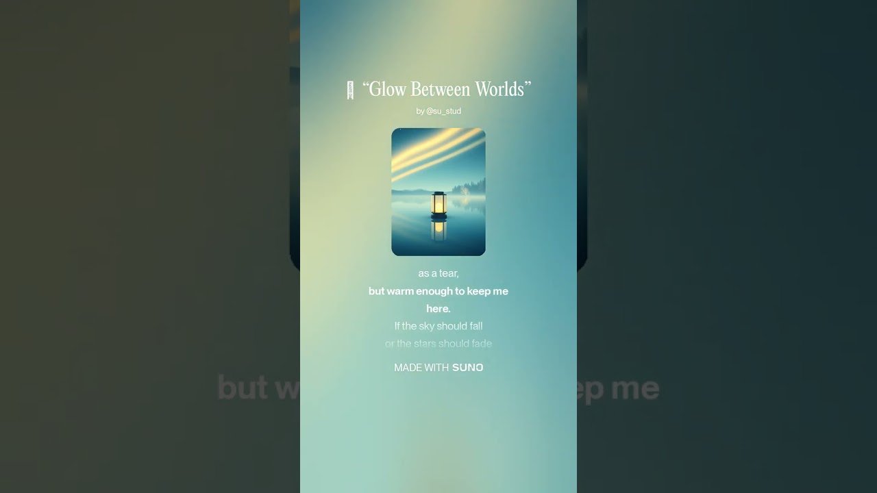 ✨  “Glow Between Worlds”